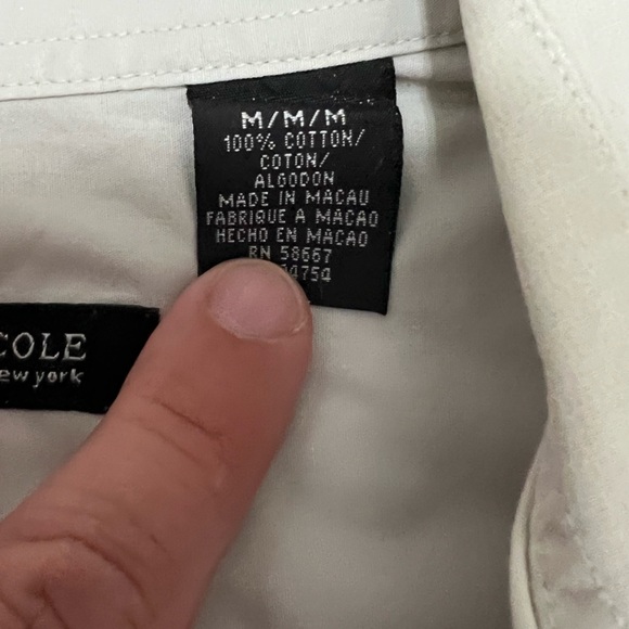 Kenneth Cole New York Mens Casual Shirt - Picture 4 of 5